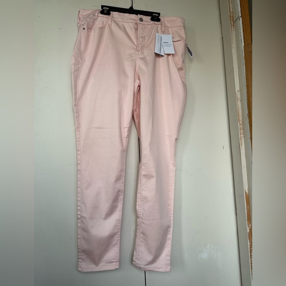 Old Navy Denim - Old Navy Light Pink Straight Leg Jeans Size 16 NWT